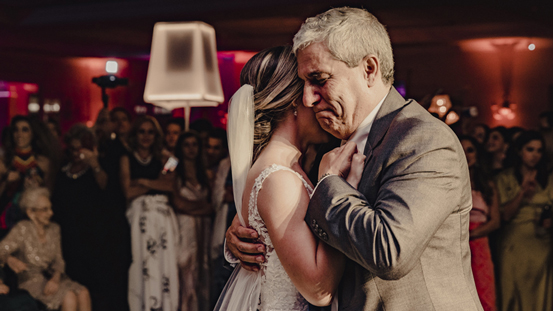 Father and Bride Emotional Dance